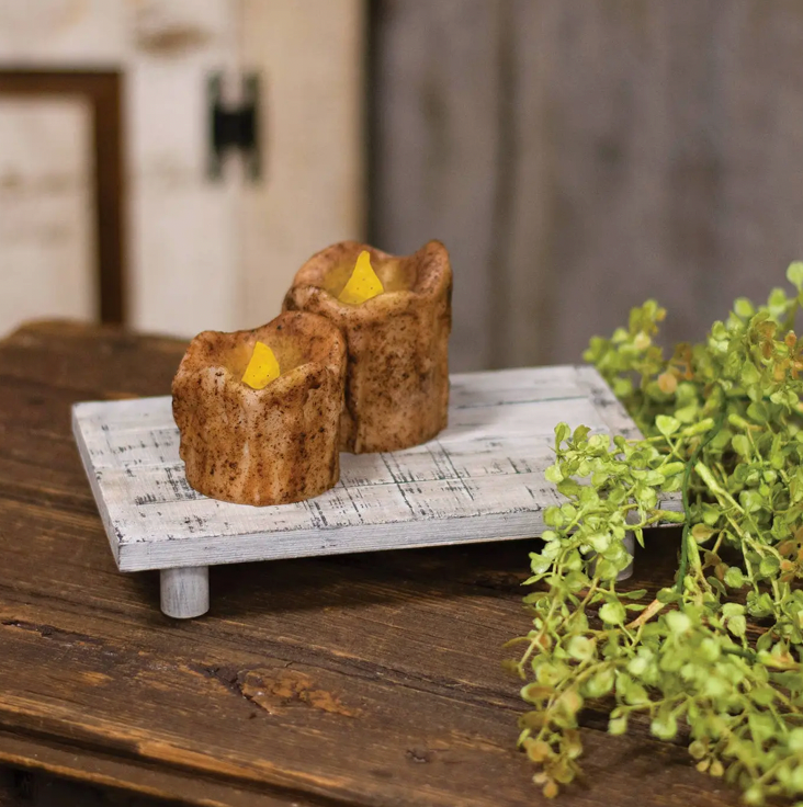 Distressed Wooden Riser