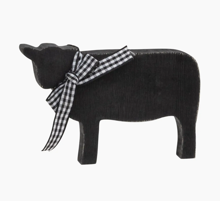 Rustic Wood Farm Animal Sitters - 3 pc set