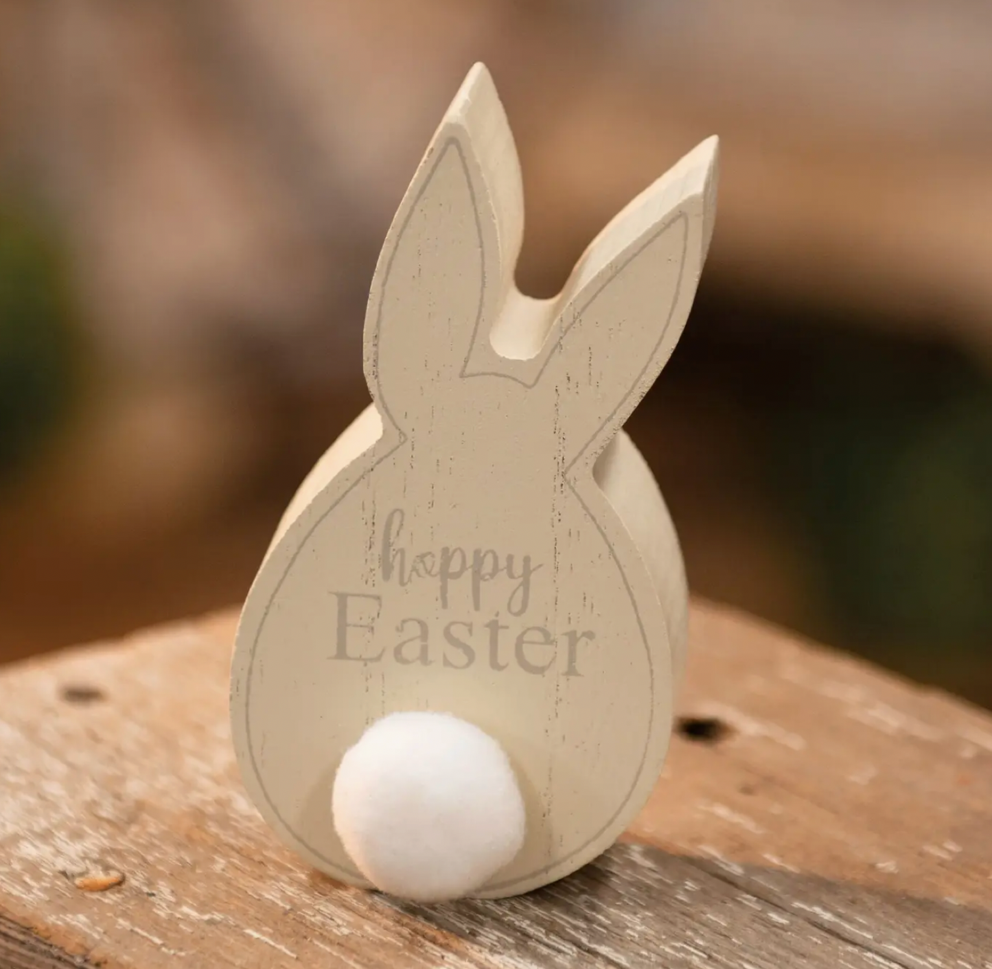 Happy Easter Bunny Silhouette