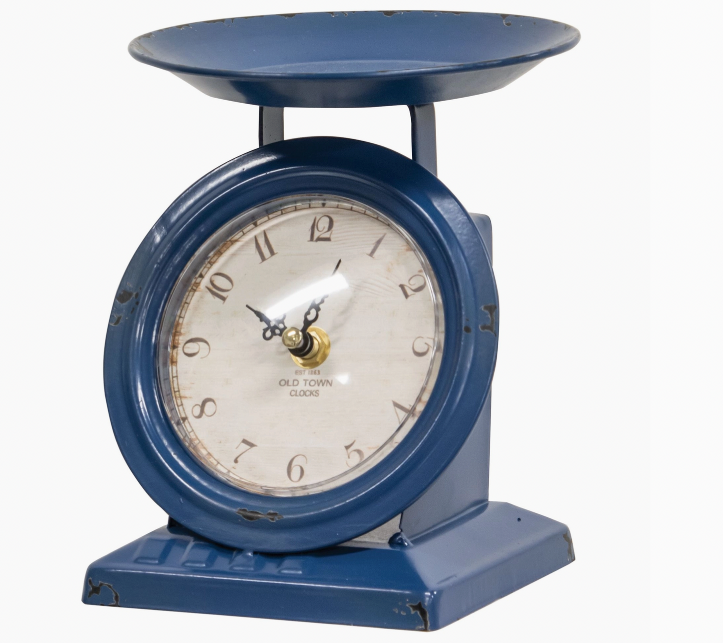 Vintage Navy Old Town Scale Clock