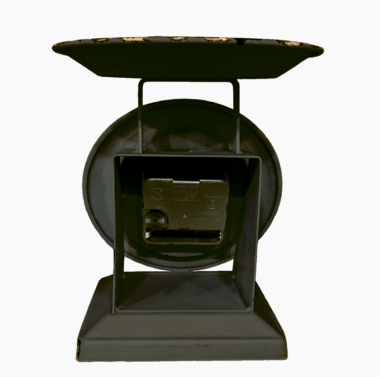 Vintage Bee Black Old Town Scale Clock