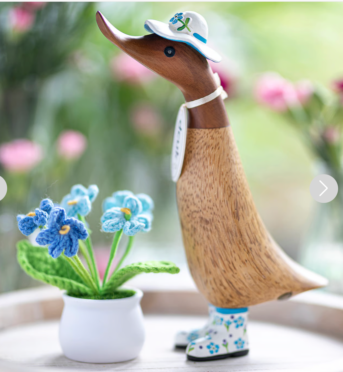 DCUK British Flower Hat & Boot Ducklings