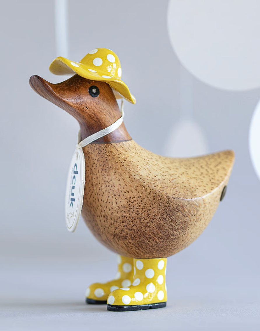 DCUK Spotty Hat & Boots Ducky