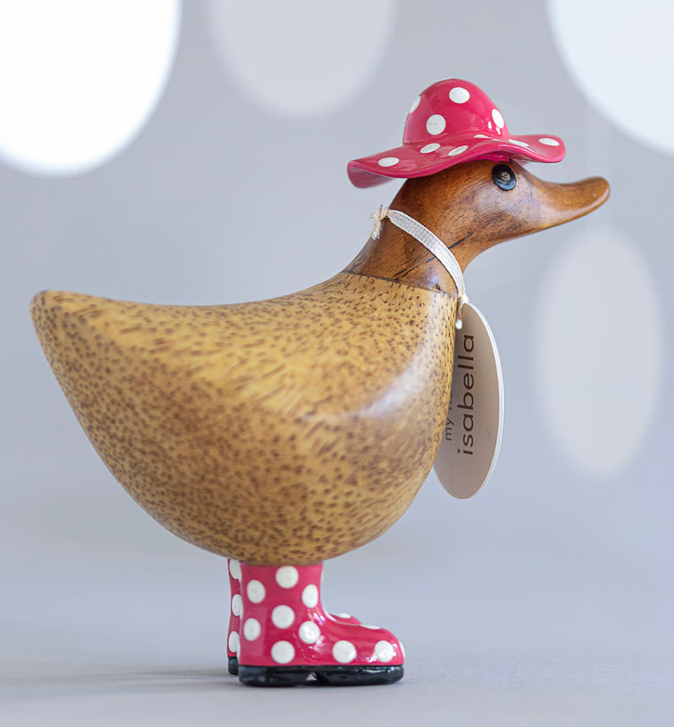 DCUK Spotty Hat & Boots Ducky