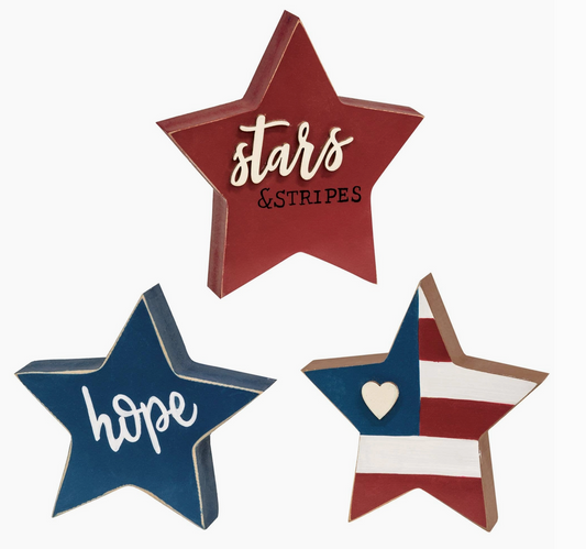 Stars & Stripes Chunky Sitters - 3pc-Set