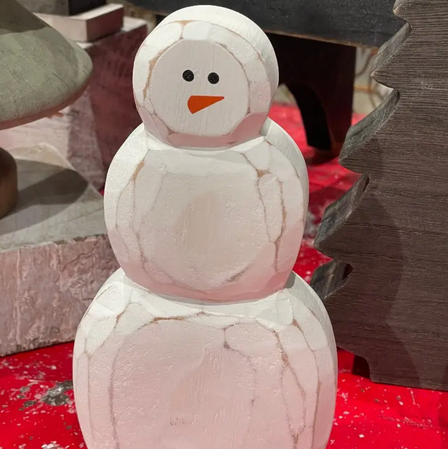 Carved Christmas Frosty 2 sizes available