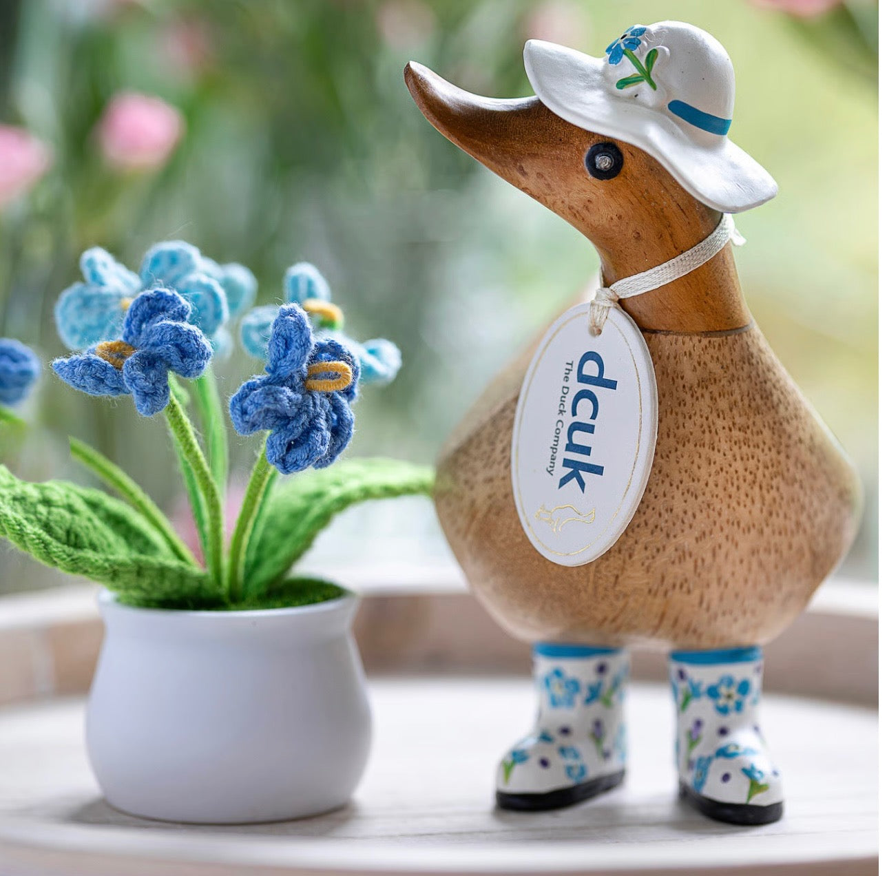 DCUK British Flower Hat & Boot Ducky
