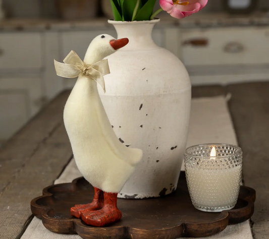 Cream Fuzzy Ducks - (sold individually)