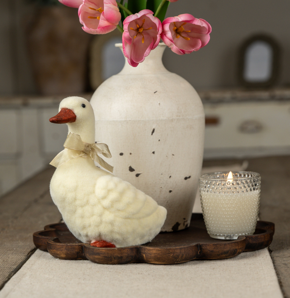 Cream Fuzzy Ducks - (sold individually)