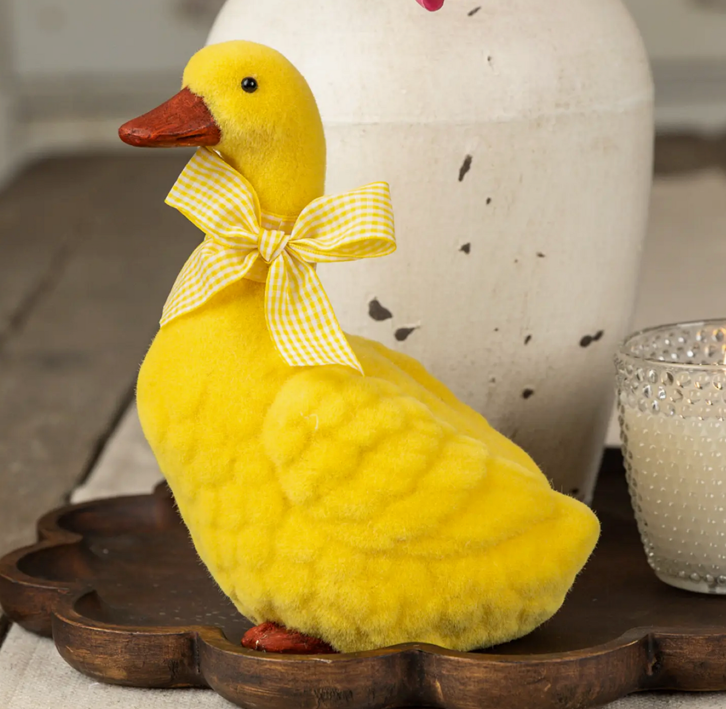 Yellow Fuzzy Ducks - (sold individually)
