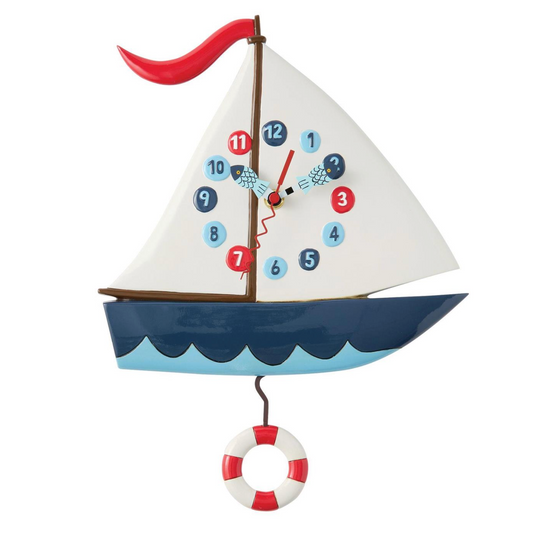Smooth Sailing Wall Clock - Allen Designs