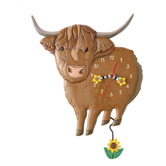 Sunny Moo Wall Clock - Allen Designs