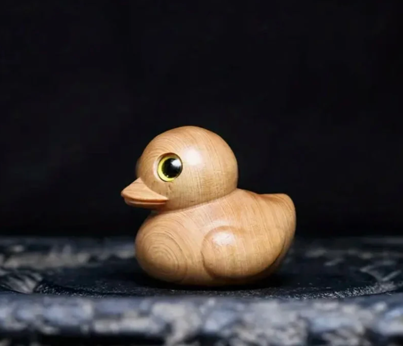 Hand Crafted Wooden Rubber Ducky