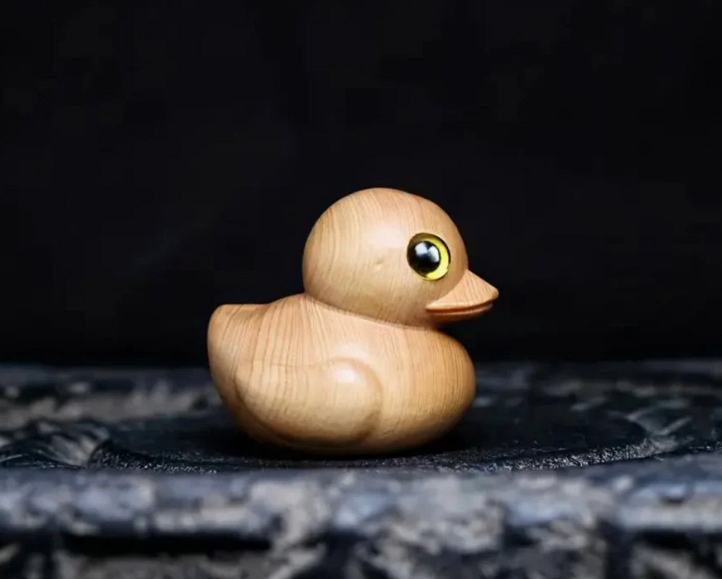 Hand Crafted Wooden Rubber Ducky