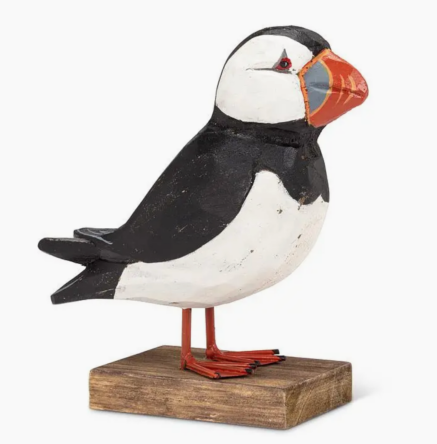 Carved Puffin On Base (2 sizes Available)